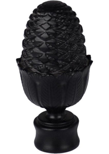 1 Drapery Perde Çubuk 28 mm Dia Için Kapakları Finials Uçlar. Kutup Siyahı (Yurt Dışından) fiyatları