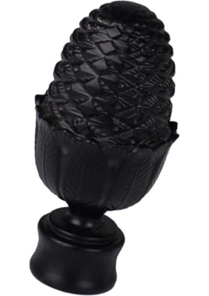 1 Drapery Perde Çubuk 28 mm Dia Için Kapakları Finials Uçlar. Kutup Siyahı (Yurt Dışından) indirimleri