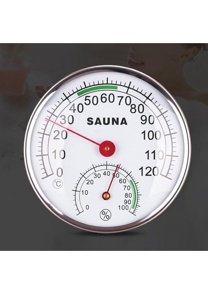 Sauna Odası Metal Kasa Higrotermograf Termometre ve Higrometre (Yurt Dışından) fırsatları