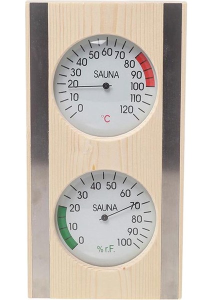 Sauna Termometre Higrometre Dijital 2 1 Dikey Açık Iç Mekan Dayanıklı (Yurt Dışından)