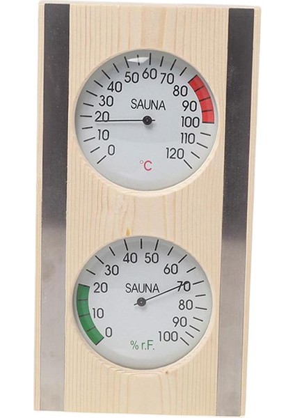 Sauna Termometre Higrometre Dijital 2 1 Dikey Açık Iç Mekan Dayanıklı (Yurt Dışından)