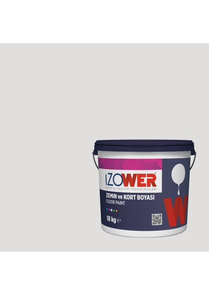 izower Zemin ve Kort Boyası – Kristal 30 (18KG)