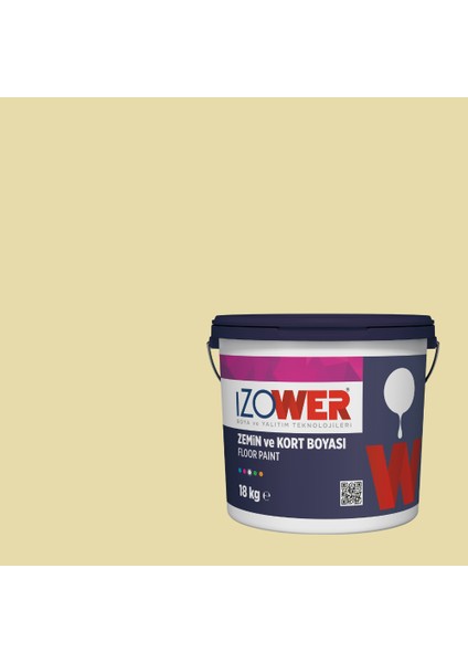 izower Zemin ve Kort Boyası – Ihlamur 30 (18KG)