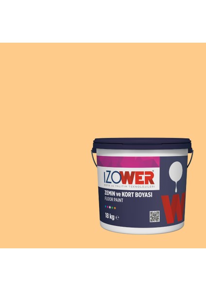 izower Zemin ve Kort Boyası – Şampanya 30 (18KG)