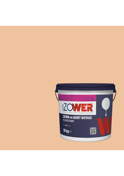 izower Zemin ve Kort Boyası – Karamela 30 (18KG)