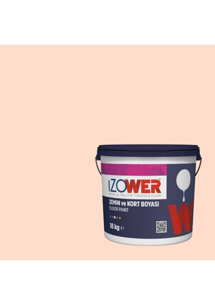 izower Zemin ve Kort Boyası – Hasır 20 (18KG)