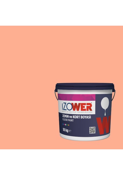 izower Zemin ve Kort Boyası – Mango 10 (18KG)