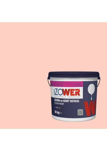 izower Zemin ve Kort Boyası – Pamuk Şekeri 20 (18KG)