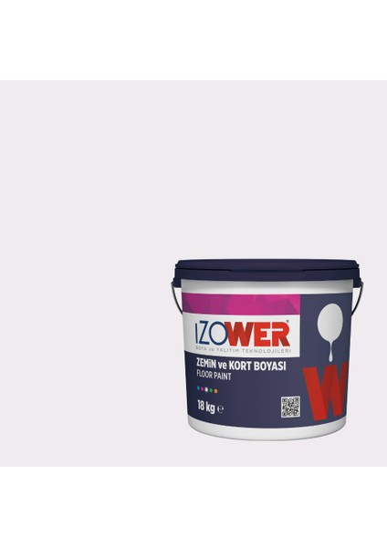 izower Zemin ve Kort Boyası – Mine 10 (18KG)
