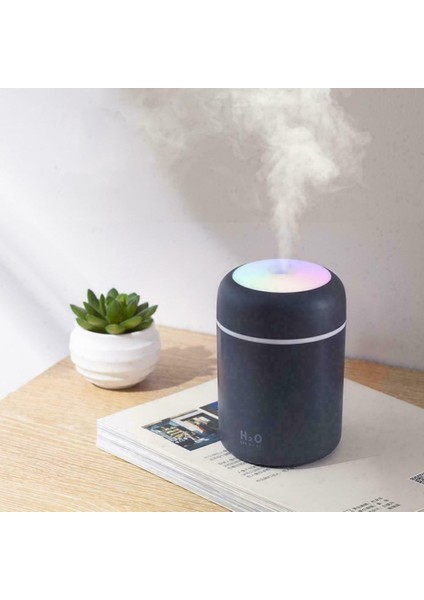Serin Mist Nemlendirici Uçucu Yağ Difüzör Yatak Odası Bebek Odası Gri