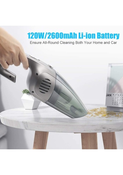 120W Kablosuz Şarjlı El Süpürgesi (Yurt Dışından) fırsatları