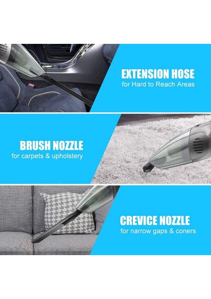 120W Kablosuz Şarjlı El Süpürgesi (Yurt Dışından)