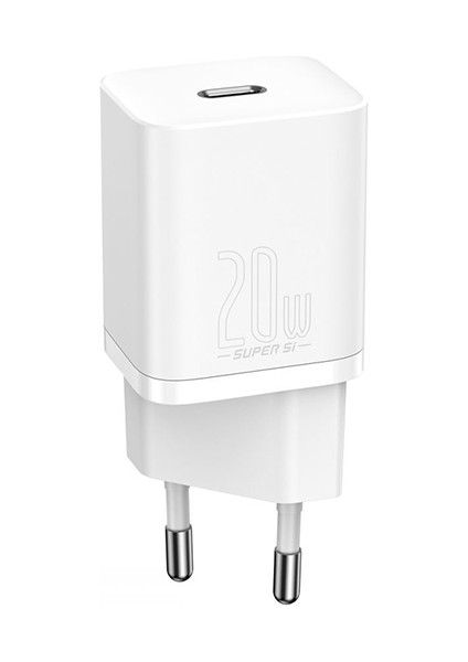 Super Sı 1c 20W Hızlı Şarj Adaptörü Type-C To Lıghtnıng