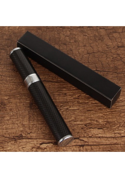 Metal Puro Tüp Karbon Fiber Cebi Tek Taşınabilir Mini Puro Neme Kutusu Seyahat Tutucu Siyah Sigara Aksesuarları | Puro Aksesuarları (Yurt Dışından) fiyatları