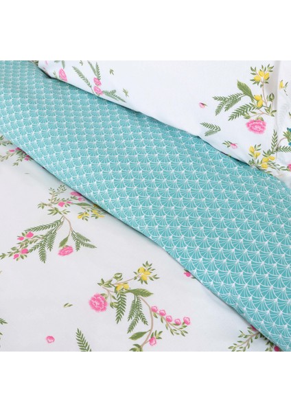 Dina Yeşil Pamuk Çift Kişilik Nevresim Takımı fiyatları