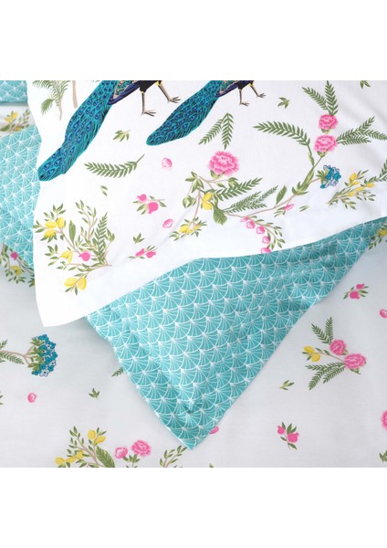 Dina Yeşil Pamuk Çift Kişilik Nevresim Takımı fırsatları