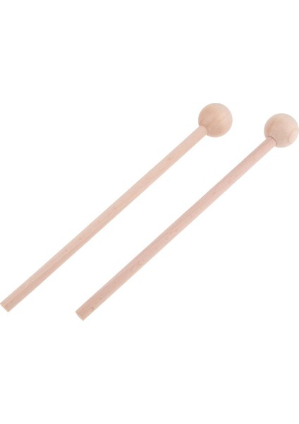 1 Çift Ahşap Davul Sticks Mallets Çırpıcı Vurmalı Enstrüman Aksesuar 22 cm. (Yurt Dışından)