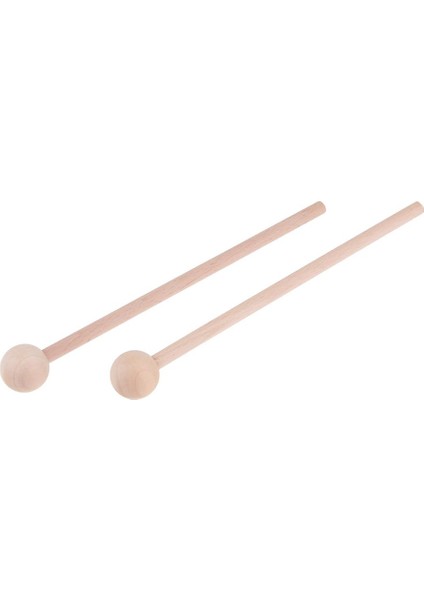 1 Çift Ahşap Davul Sticks Mallets Çırpıcı Vurmalı Enstrüman Aksesuar 22 cm. (Yurt Dışından)
