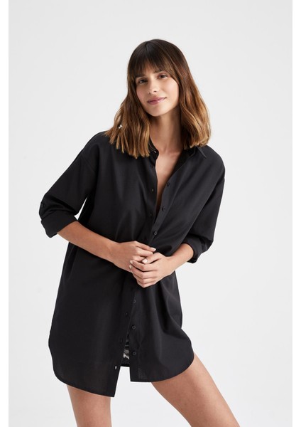 Fall in Love Regular Fit Pamuklu Plaj Gömleği W8241AZ22SM modelleri