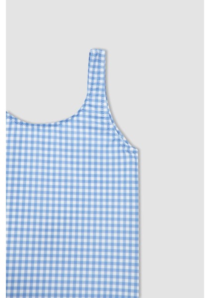 Kız Çocuk Pötikareli Fıfırlı Esnek Dokulu Mayo W7355A622SM fiyatları