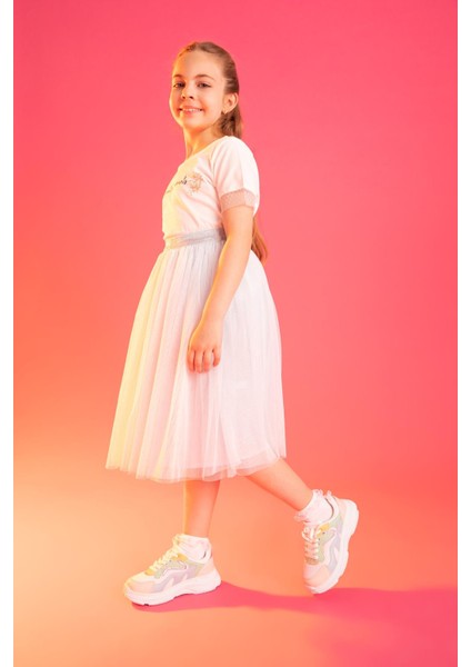 Kız Çocuk Regular Fit Esnek Belli Tül Tütü Etek X3860A622SM