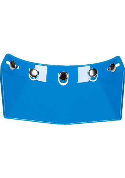 Motosiklet Kask Visor Tepe 5-Snap Açık Yüz Koruyucu Yedek Parçalar Mavi Değiştirir (Yurt Dışından)