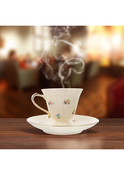 1 Takım Retro Tarzı Kahve Fincanı Saksı Set Seramik Kupası Kahve Fincanı Su Kupası | Kupalar lar