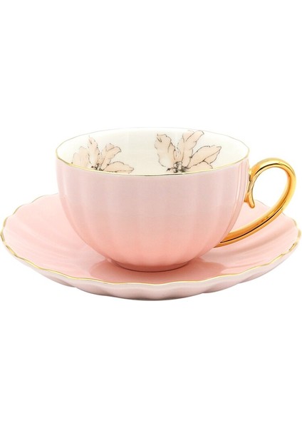 Avrupa Seramik Kupası Porselen Avrupa Tarzı Öğleden Sonra Çay Yeniden Kullanılabilir Çevre Dostu Seyahat Kupası ve Firma Ev Tazas Drinkware 50 | Teacup tabak Setleri (Yurt Dışından)