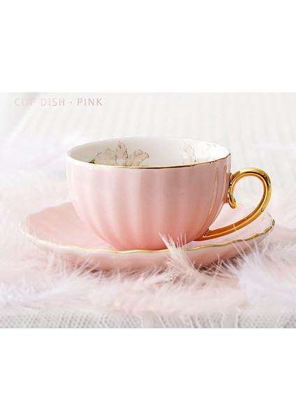 Avrupa Seramik Kupası Porselen Avrupa Tarzı Öğleden Sonra Çay Yeniden Kullanılabilir Çevre Dostu Seyahat Kupası ve Firma Ev Tazas Drinkware 50 | Teacup tabak Setleri (Yurt Dışından)