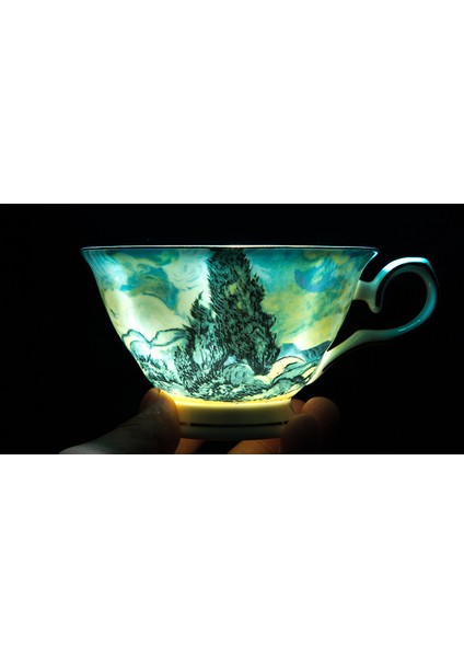 Lüks Kemik Çini Kahve Fincanı Sanat Tasarım Yüksek Kaliteli Çay Bardakları ve Tabağı Setleri Seramik Kupa Türkçe Çay Tazas Desayuno Drinkware | Kahve Kupası Setleri