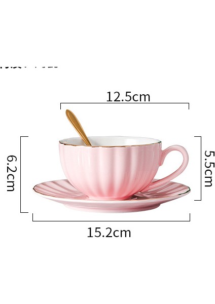 Nordic Basit Seyahat Kahve Fincanı Porselen Çay Bardağı Kupa Espresso İngilizce Çay Seti Kupası ve Sacer Vaso Para Kafe Mutfak Aksesuarları | Kahve Kupası Setleri(Yurt Dışından)