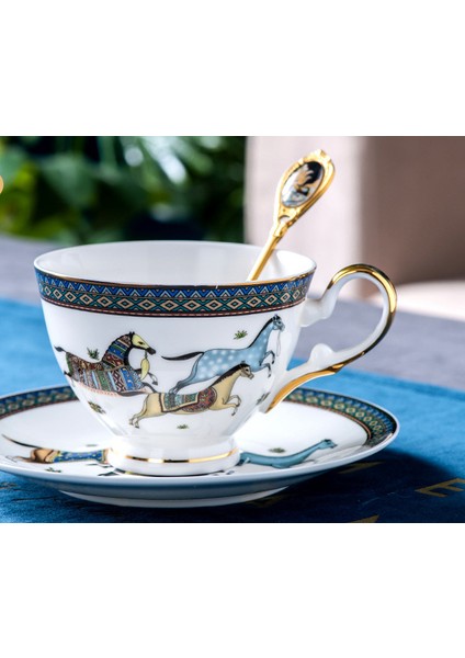 Yaratıcı Nordic Kahve Fincanı Seramik Sanat Kupa Akşam Yemeği Eko Dostu Kullanımlık Çay Bardağı Seti Ev Oturma Odası Tazas Modern Drinkware DF50 | Kahve Kupası Setleri