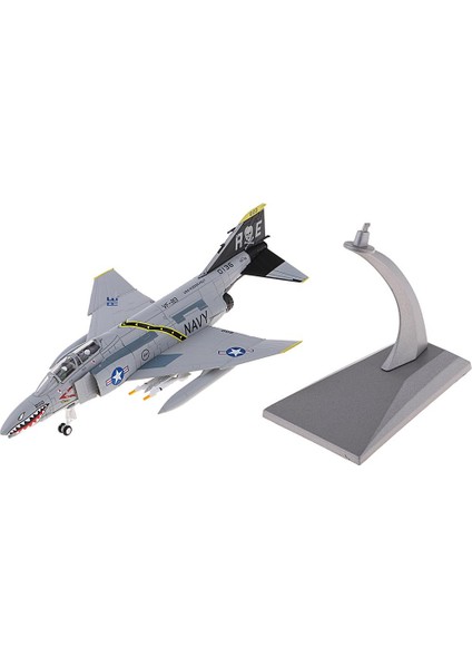 1/100 Diecast F-4 Fighter Phantom Iı Saldırcı Avcı Modeli Ev Dekorasyonu (Yurt Dışından)