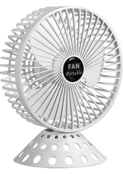 USB Masaüstü Fan Mini Ev Yurt Taşınabilir Fan Renk 6 Inç Beyaz (Yurt Dışından)