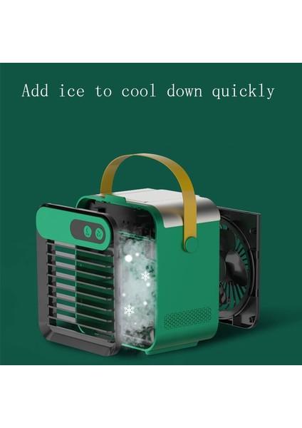 USB Mini Su Soğutmalı Fan Yeşil (Yurt Dışından)