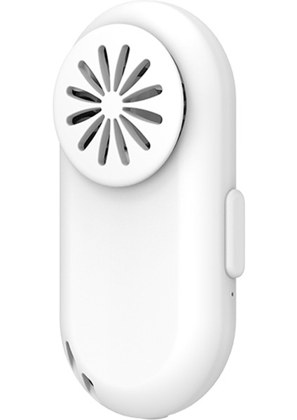 K1 Mini Klips Tipi Maske Fan USB Şarj 3 Vitesli Ayarlanabilir Küçük Fan Beyaz (Yurt Dışından)