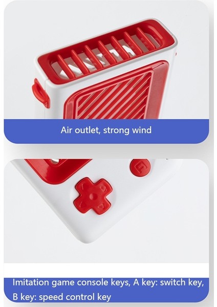 Pran XH008 USB Asma Oyun Konsolu Şekli Fan Braket, Stil: Temel Tip (Derin Gri)(Yurt Dışından)