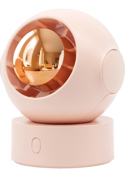 JHCD-F02 Handheld Asma Boyun Masaüstü Spaceman USB Küçük Fan Lotus Renk (Yurt Dışından)
