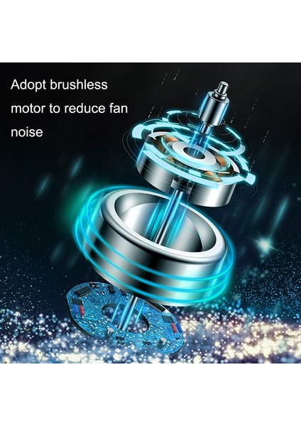 JHCD-F02 Handheld Asma Boyun Masaüstü Spaceman USB Küçük Fan Lotus Renk (Yurt Dışından)