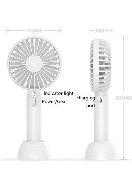 Masaüstü Taşınabilir El Taşınağı Mini Sessiz Fan Renk X1 Mavi (Yurt Dışından) fiyatları