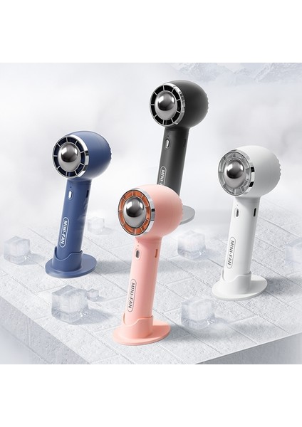 F23 Handheld Rurbo Mini Electric Fan Pembe (Yurt Dışından)