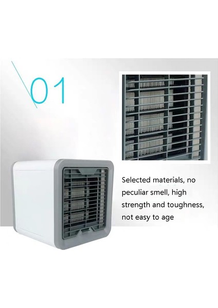 YX-2272 Mini Soğuk Fan Ev Soğutma ve Nemlendirme Soğuk Fan Stil Hava Soğutucu (Yurt Dışından) fırsatları