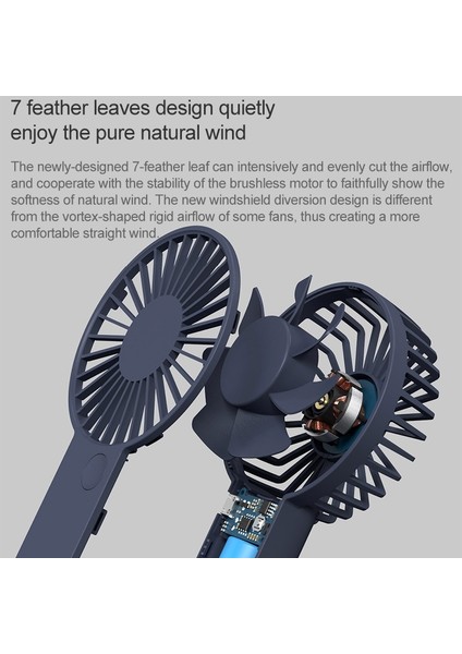 Vh Yue Taşınabilir Mini Elektrik Fan - Mavi (Yurt Dışından) modelleri