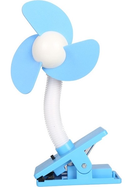 Taşınabilir Bebek Fan 360 Derece Klip Mini Fan Blue Eva (Yurt Dışından)