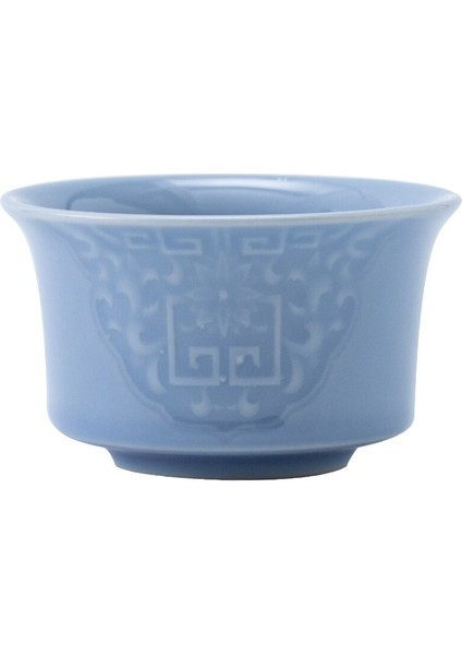 Celadon Vintage Seramik Kahve Kupa Çay Bardağı Yaratıcı Kabartmalı Yeni Çin Tarzı Büyük Çay Polonları Ev Ofis Drinkware | Teacups