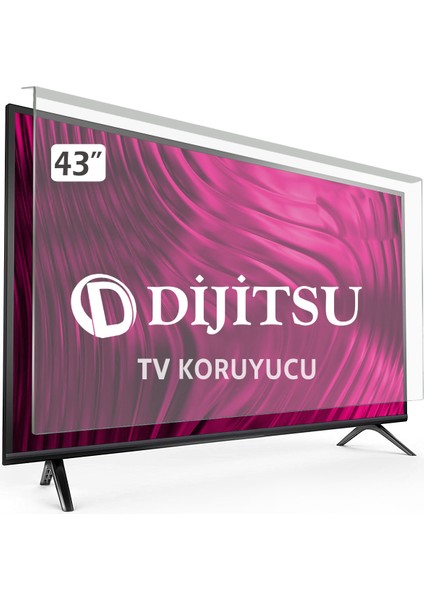 Dijitsu 43" Inc 108 Ekran Tv Ekran Koruyucu