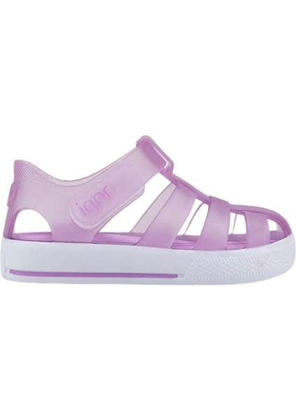 Star Kaymayı Önleyen Flex Foam Cırtlı Şeffaf Sandalet Unisex Çocuk SANDALET S10171 U