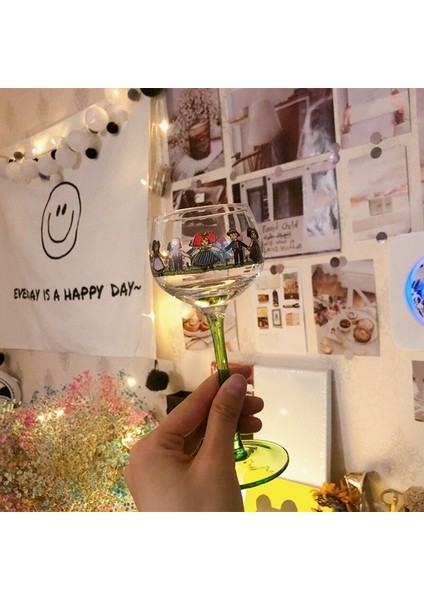 Tatlı Kupası Basit Kokteyl Cam Goblet Dondurma Kase Soğuk Çanak Kaseler Snack Yoğurt Konteyner Düğün Bar Parti Cam | Şeffaf