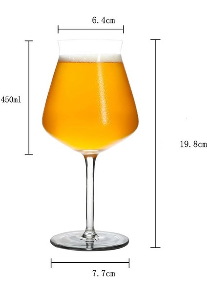 Profesyonel Zanaat Bira Kadehi Yüksek Alkol Cam Teku Ipa Özel Kullanım Şarap Tumbler Kristal Brew Bira Kupa Craft Kupası | Bira Steins (Şeffaf) fiyatları
