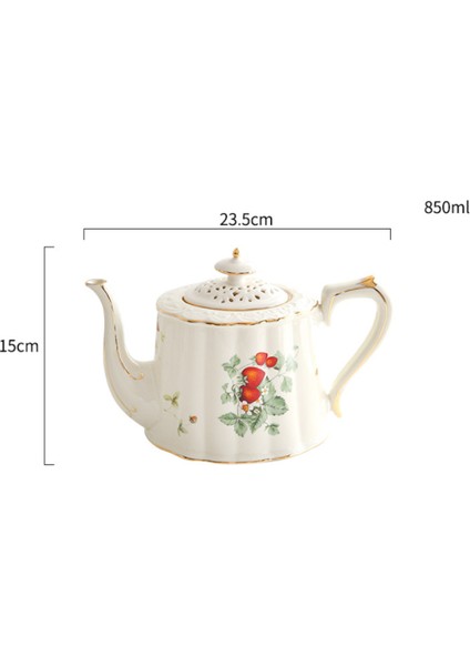 1 Adet Fransız Çay Kupası ve Tabaklar Set Porselen Çay Potu Teacup Coaster Kahve Kupa Seti Ev Teaware Setleri Cofca Takımları | Teacups